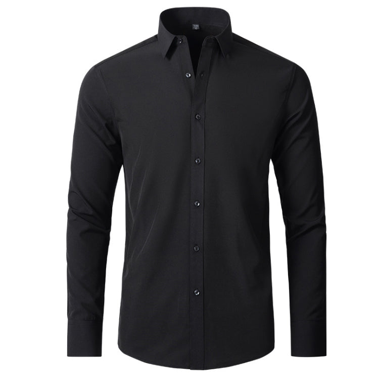 Galtoven | Homme Chemise Slim Manches Longues - White - Image 2