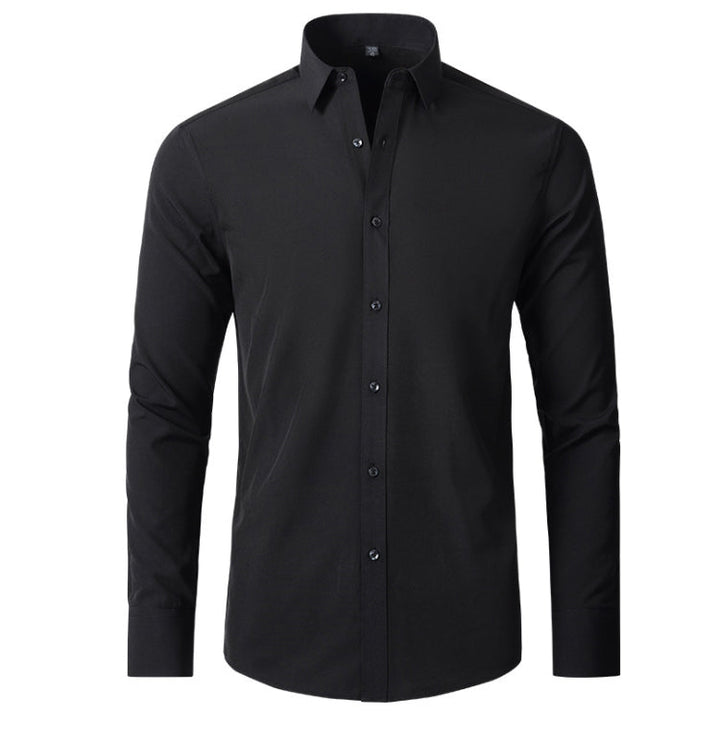 Galtoven | Homme Chemise Slim Manches Longues - White - Image 2