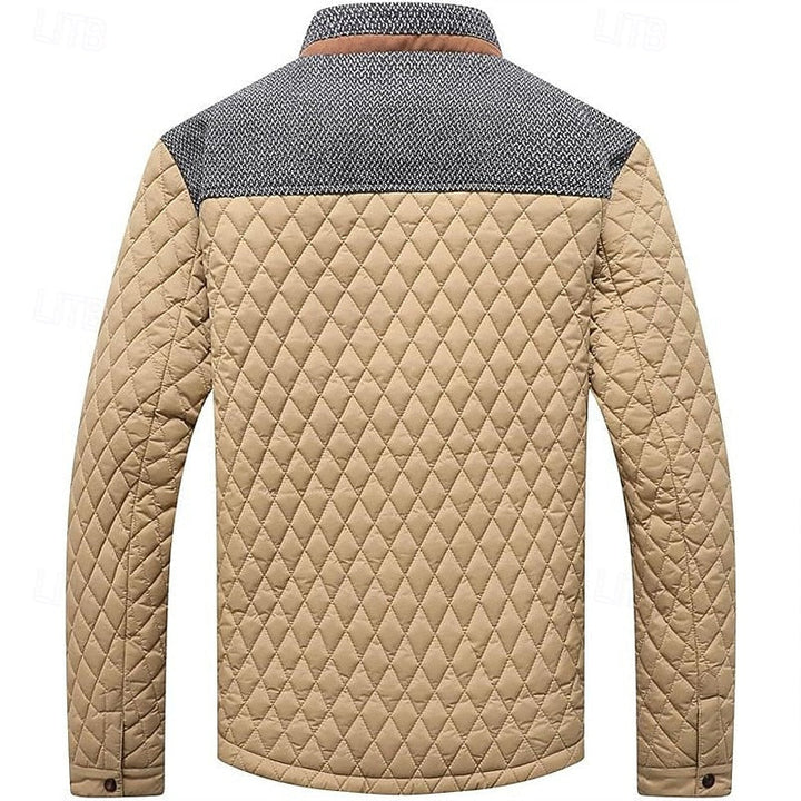 Galvorn | Homme Veste Matelassée Col Montant - Khaki - Image 3