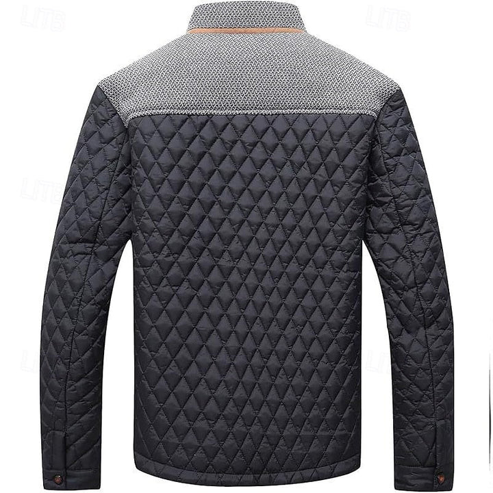 Galvorn | Homme Veste Matelassée Col Montant - Khaki - Image 5