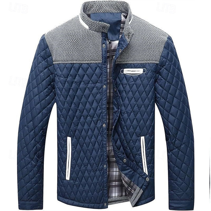 Galvorn | Homme Veste Matelassée Col Montant - Khaki - Image 6