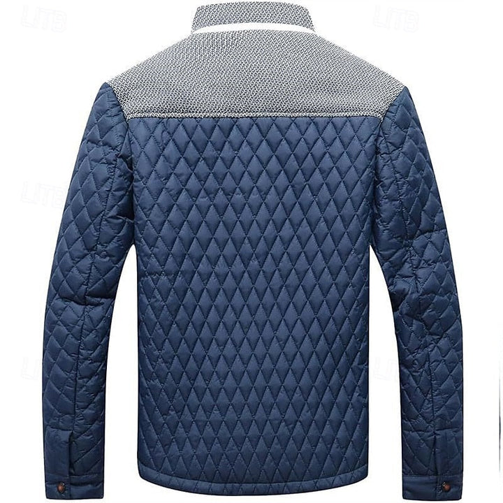 Galvorn | Homme Veste Matelassée Col Montant - Khaki - Image 7