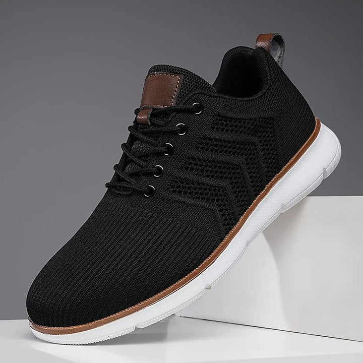 Garvon | Homme Baskets Maille Légères Confort Quotidien - Khaki - Image 3