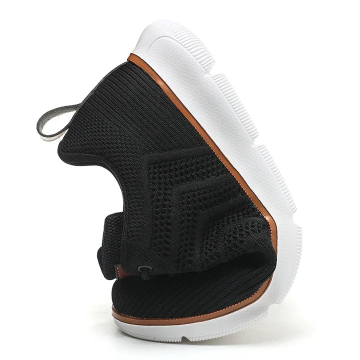 Garvon | Homme Baskets Maille Légères Confort Quotidien - Khaki - Image 5