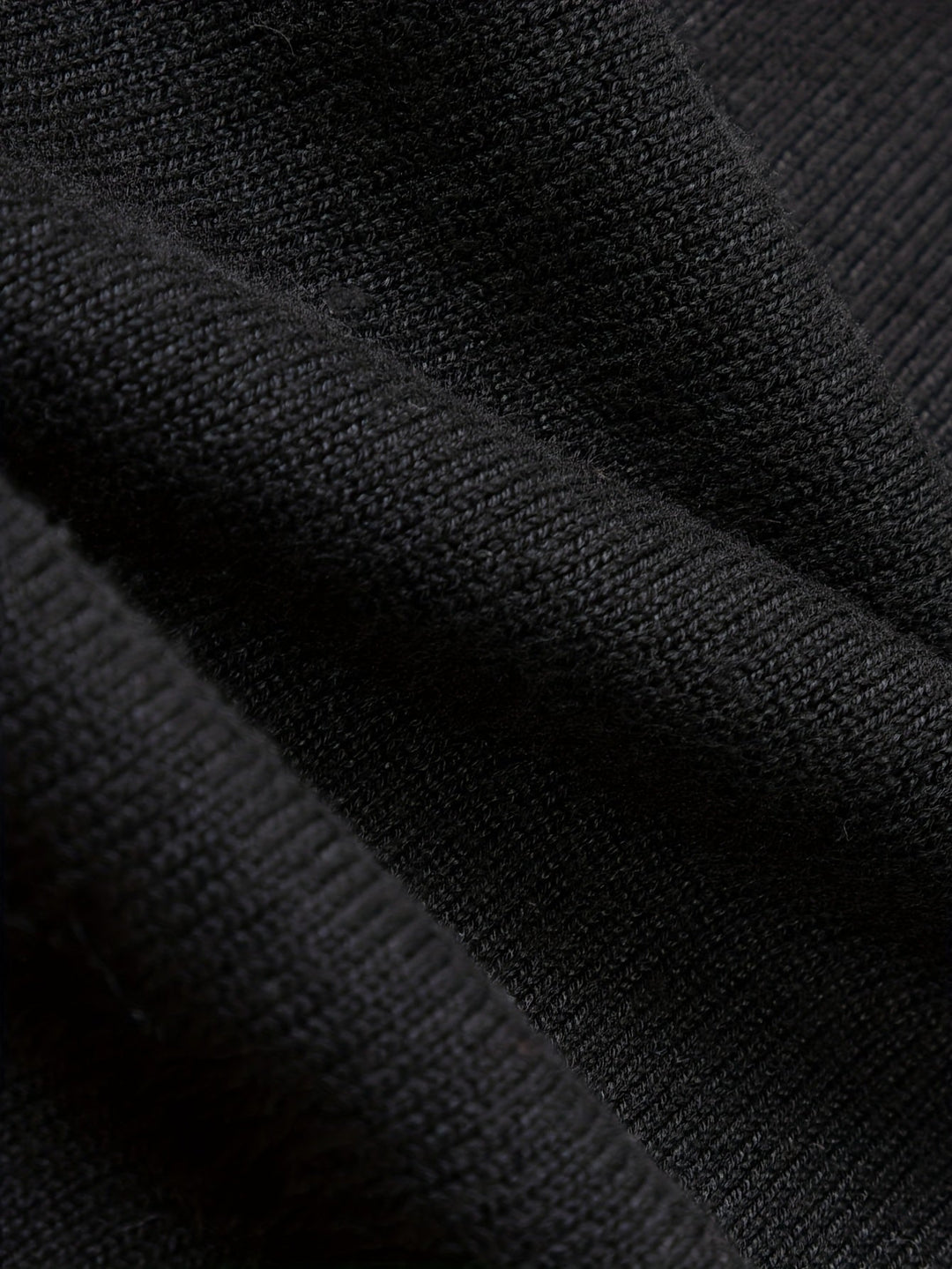 Garvéon | Homme Pull Col Polo Zippé Tricot - Black - Image 9
