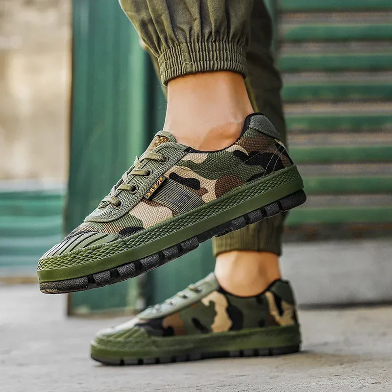Garvoul | Homme Basket Camouflage Tactique - Green - Image 1