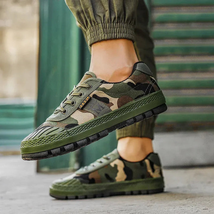 Garvoul | Homme Basket Camouflage Tactique - Green - Image 1