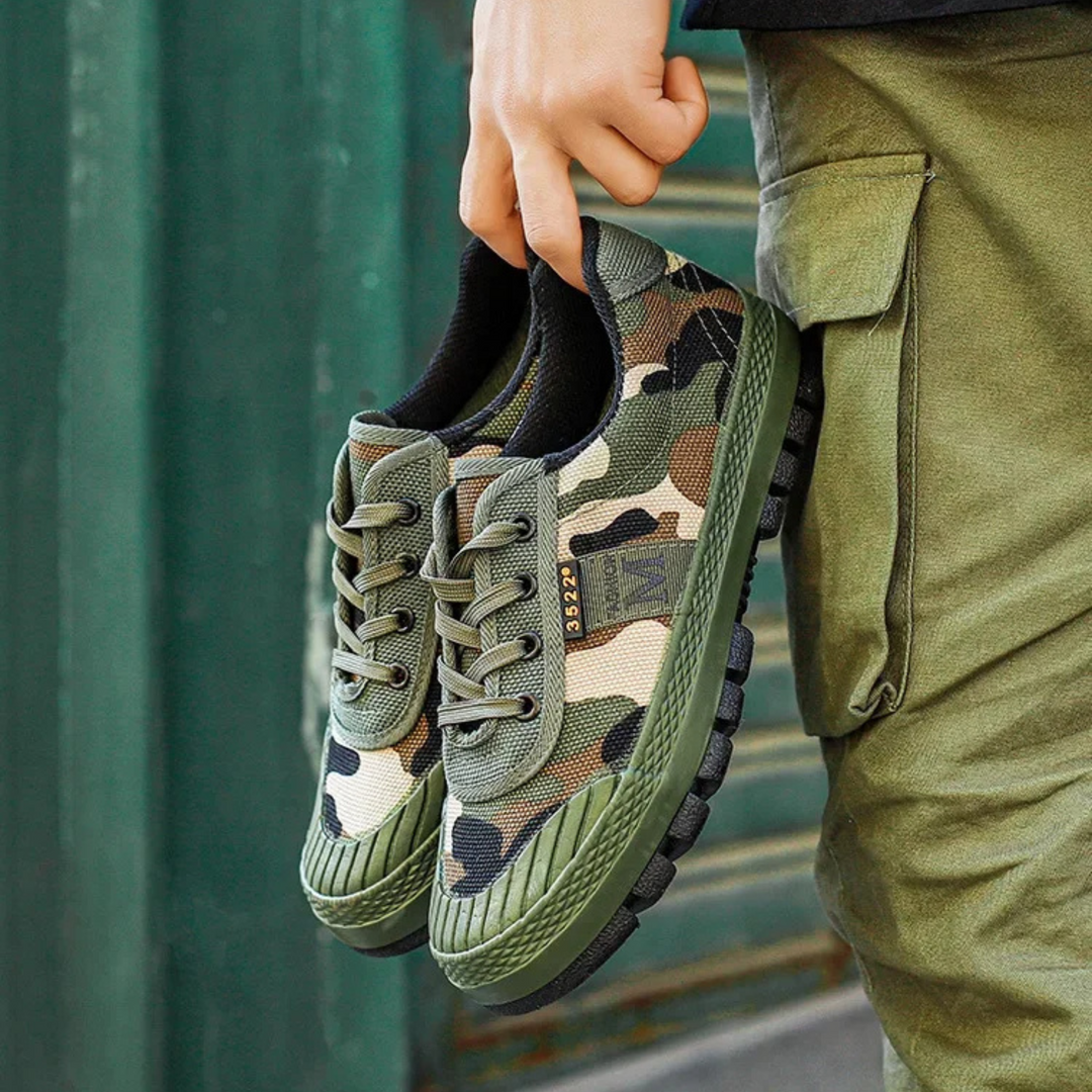 Garvoul | Homme Basket Camouflage Tactique - Green - Image 4