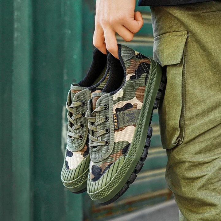 Garvoul | Homme Basket Camouflage Tactique - Green - Image 4