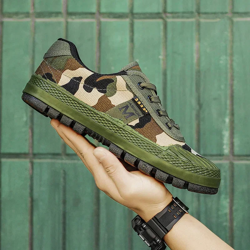 Garvoul | Homme Basket Camouflage Tactique - Green - Image 6