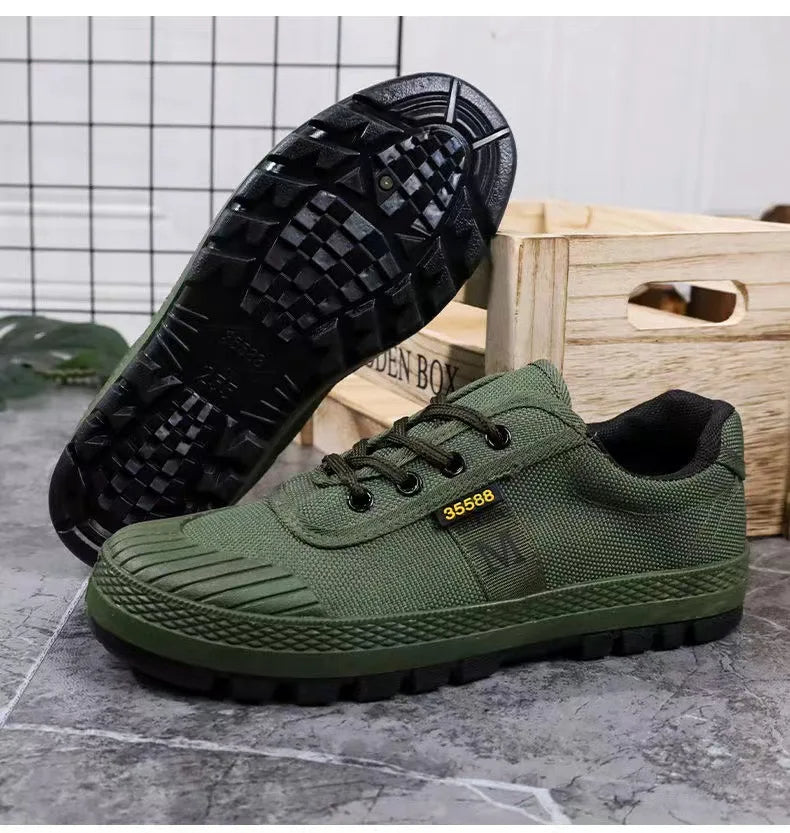 Garvoul | Homme Basket Camouflage Tactique - Green - Image 7