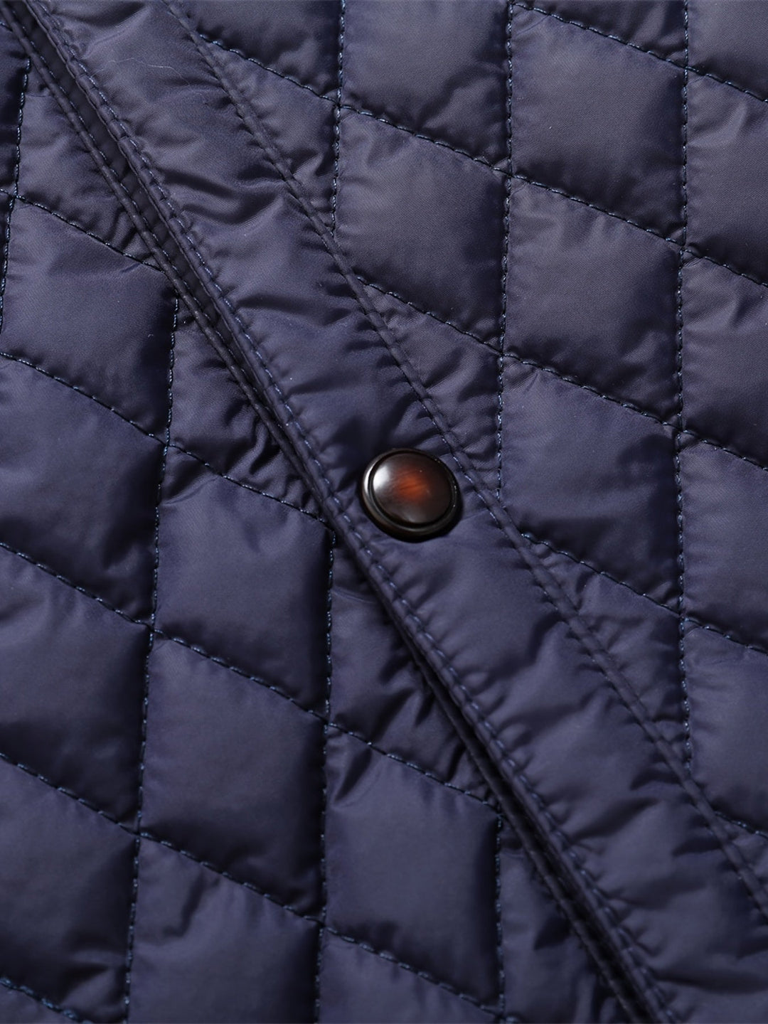 Gaspard | Homme Veste Matelassée Col Montant - Navy - Image 5