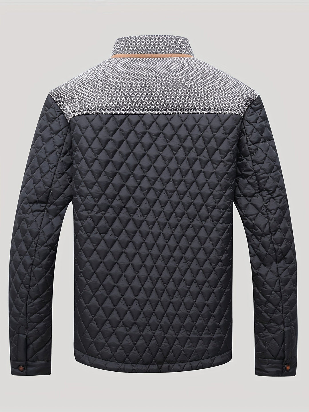 Gaspard | Homme Veste Matelassée Col Montant - Navy - Image 9