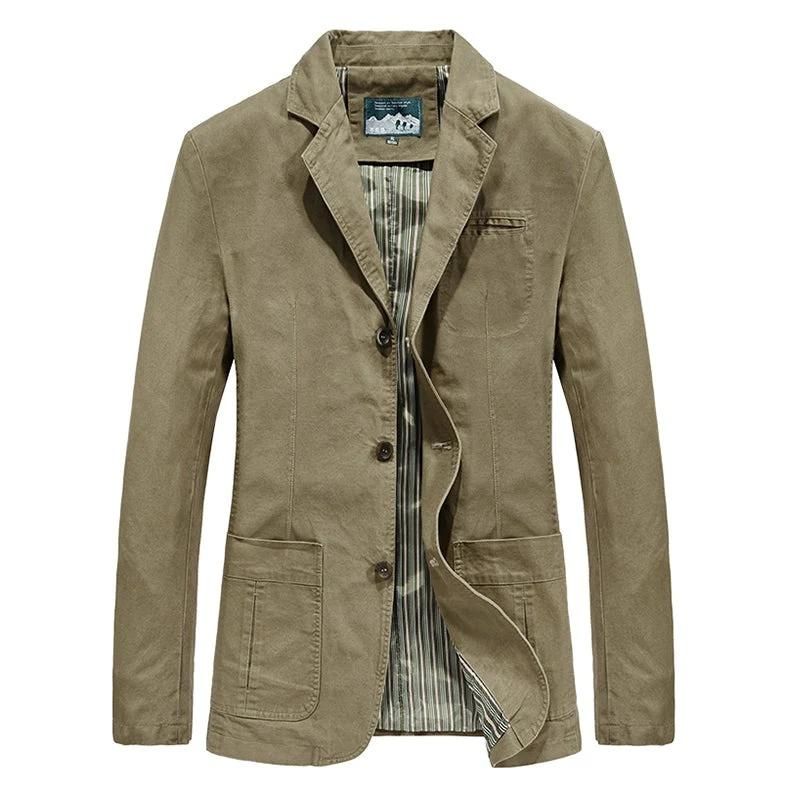 Gaultran | Homme Blazer Décontracté Léger - Khaki - Image 1