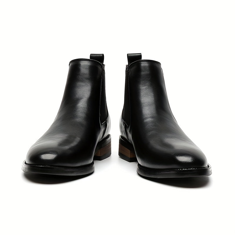 Gaultran | Homme Chelsea Boots Cuir Noir Cheville - Black - Image 1