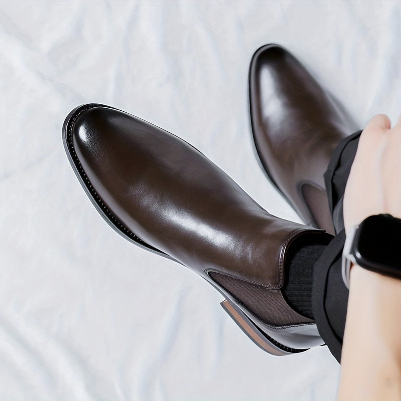 Gaultran | Homme Chelsea Boots Cuir Noir Cheville - Black - Image 10