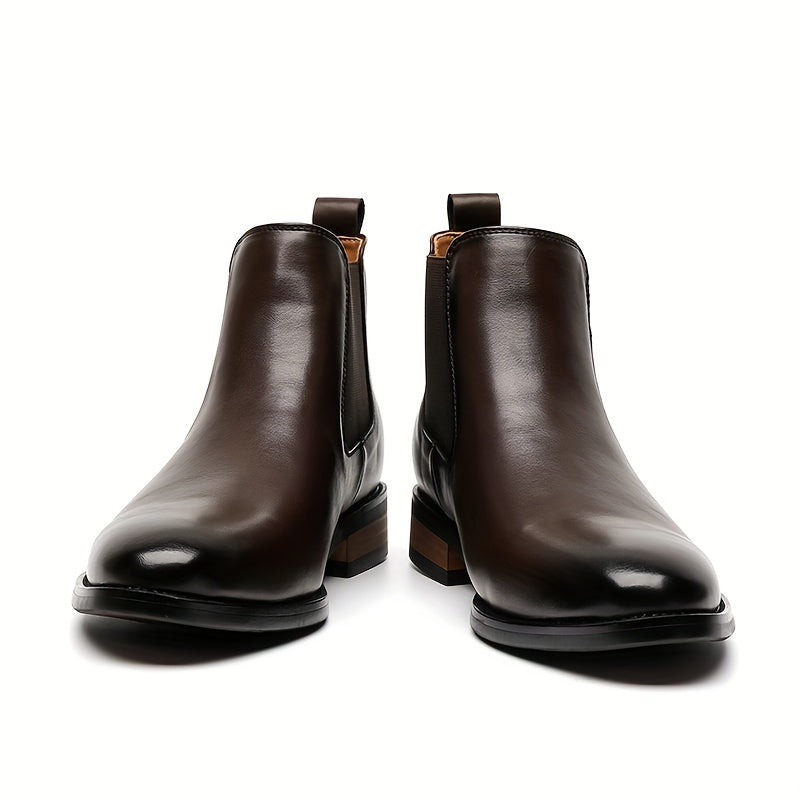 Gaultran | Homme Chelsea Boots Cuir Noir Cheville - Black - Image 5