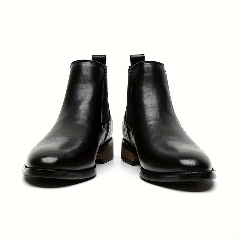 Gaultran | Homme Chelsea Boots Cuir Noir Cheville - Black - Image 7