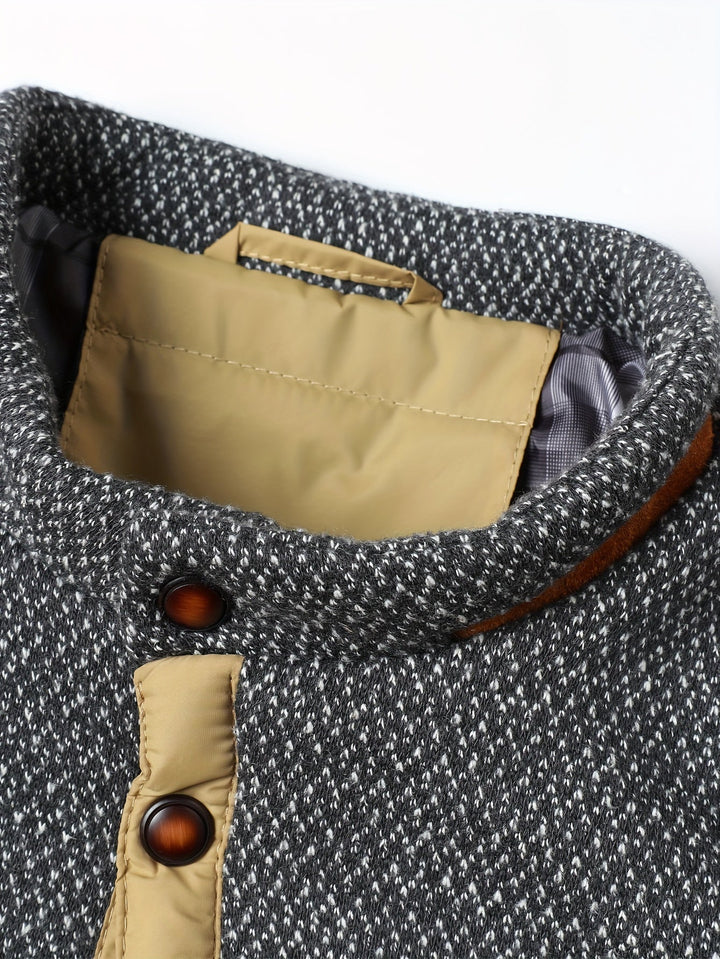 Gervael | Homme Veste Matelassée Col Montant - Olive Green - Image 17