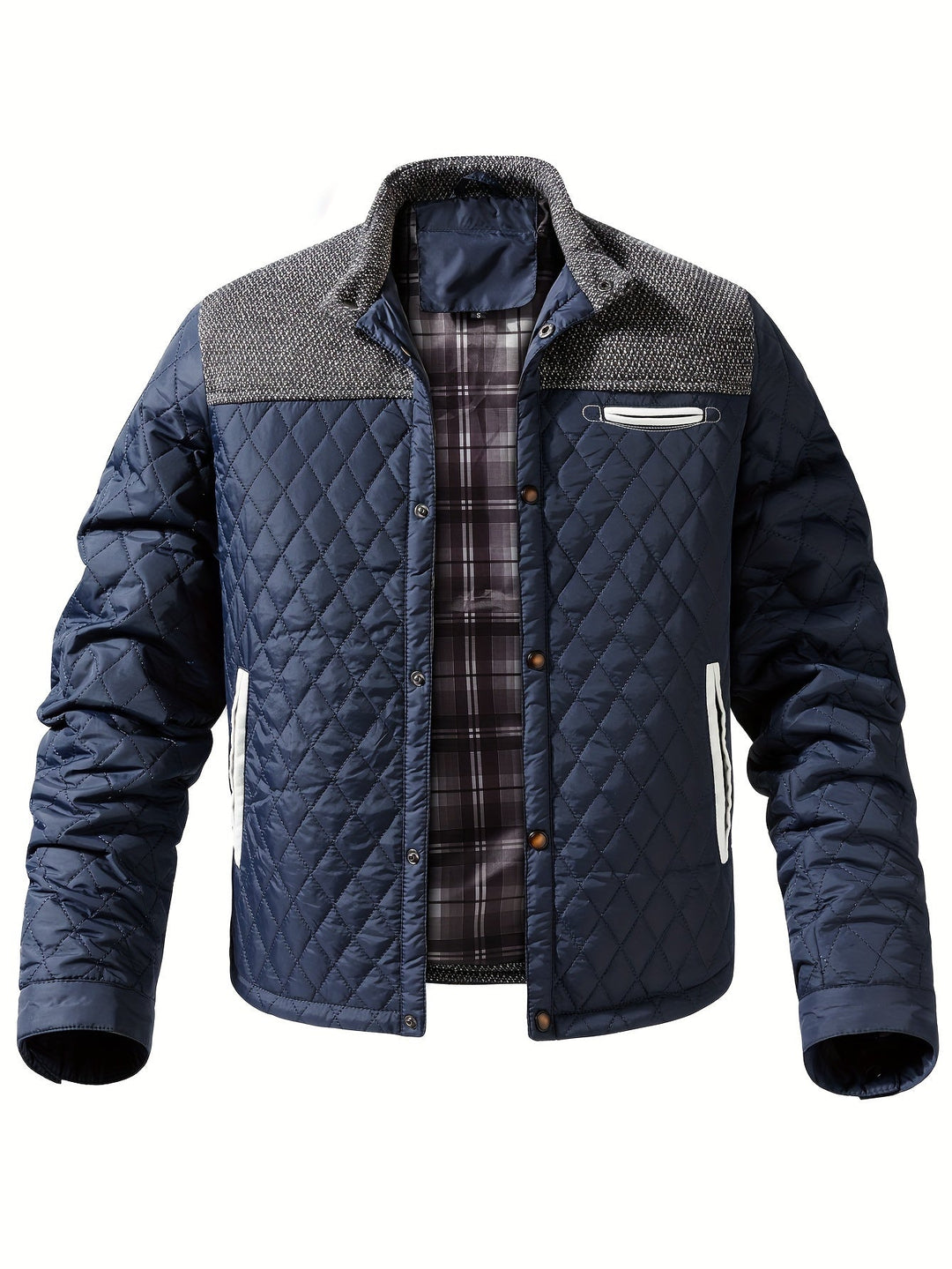 Gervael | Homme Veste Matelassée Col Montant - Olive Green - Image 19