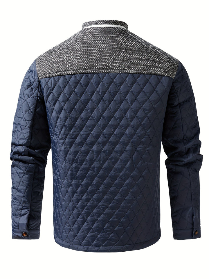 Gervael | Homme Veste Matelassée Col Montant - Olive Green - Image 20