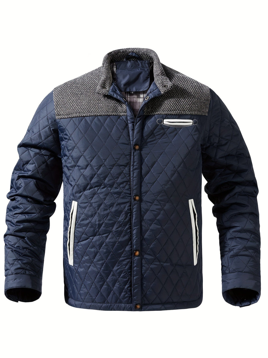 Gervael | Homme Veste Matelassée Col Montant - Olive Green - Image 21