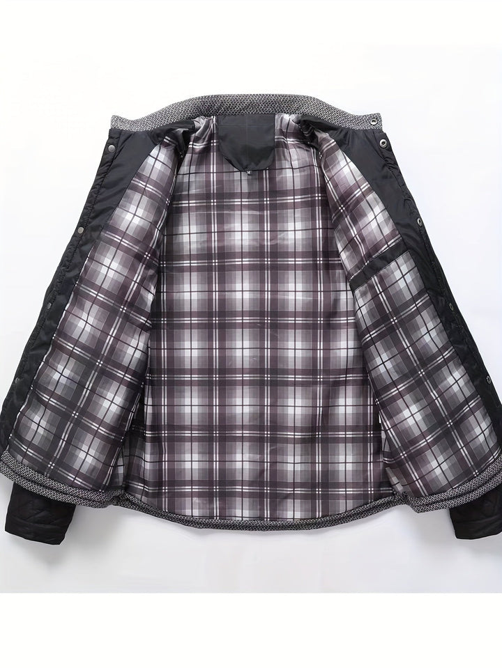 Gervael | Homme Veste Matelassée Col Montant - Olive Green - Image 9