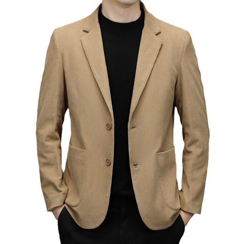 Gervand | Homme Veste Velours Côtelé Slim Fit - Black - Image 5