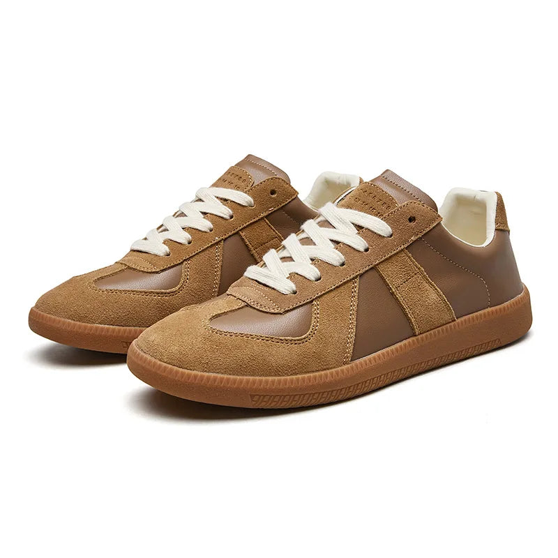 Gervec | Homme Baskets Basses Lacets Style Rétro - Image 1