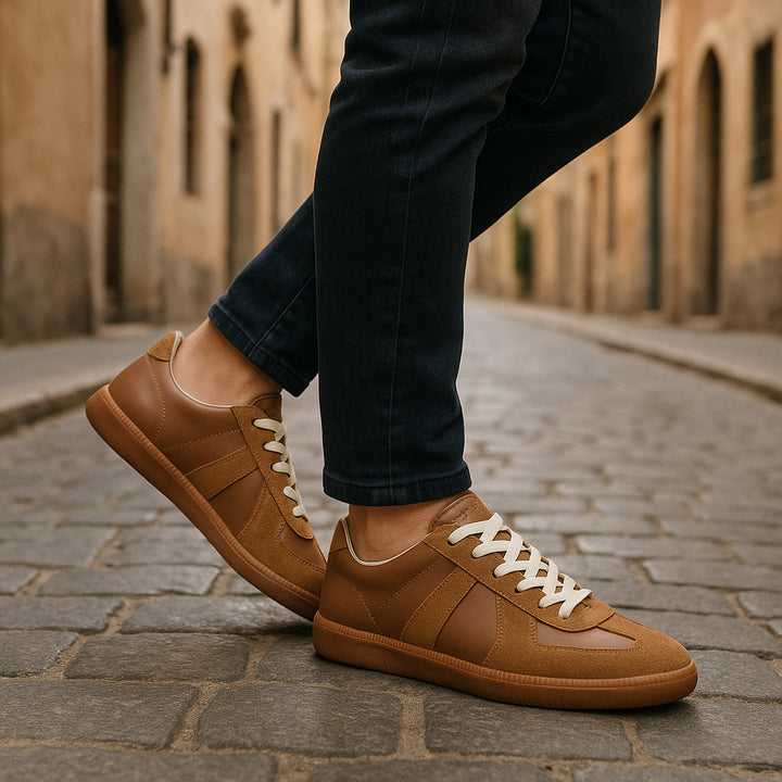 Gervec | Homme Baskets Basses Lacets Style Rétro - Image 5