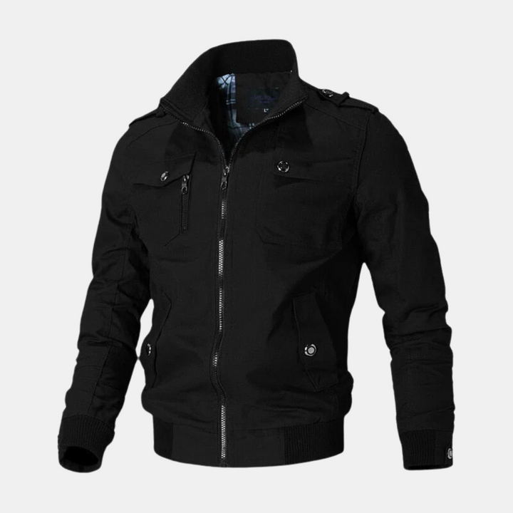 Gerveld | Homme Blouson Bombardier Veste Légère - Burgundy - Image 2
