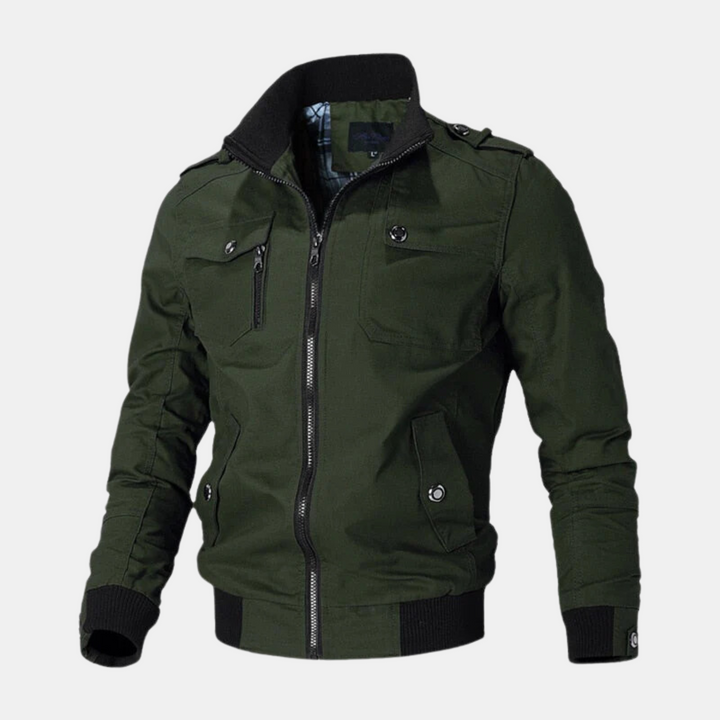 Gerveld | Homme Blouson Bombardier Veste Légère - Burgundy - Image 3
