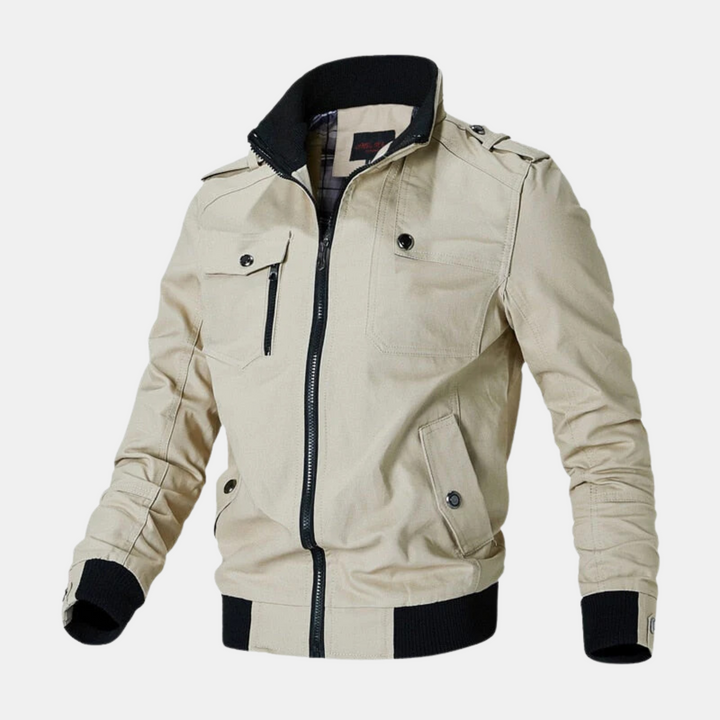 Gerveld | Homme Blouson Bombardier Veste Légère - Burgundy - Image 4