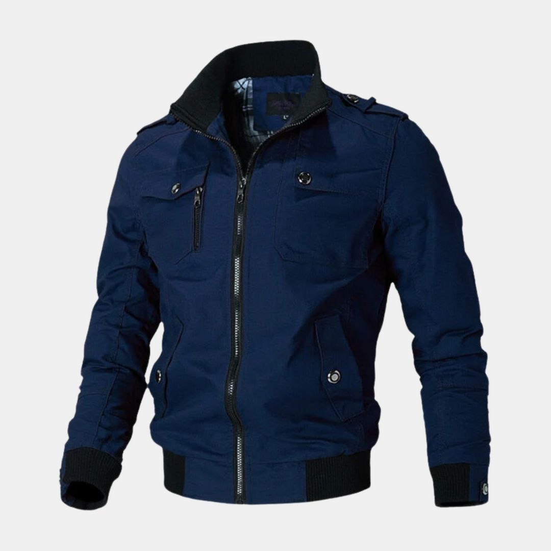 Gerveld | Homme Blouson Bombardier Veste Légère - Burgundy - Image 5