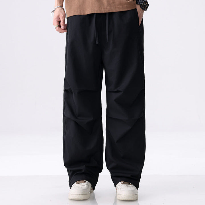 Gélvorn | Homme Pantalon Large Cargo Streetwear - Black - Image 1