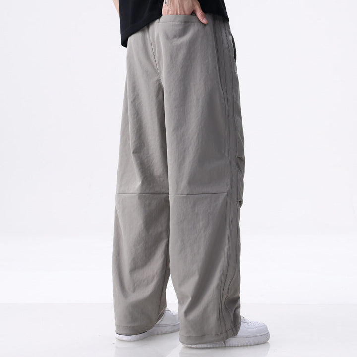 Gélvorn | Homme Pantalon Large Cargo Streetwear - Black - Image 4