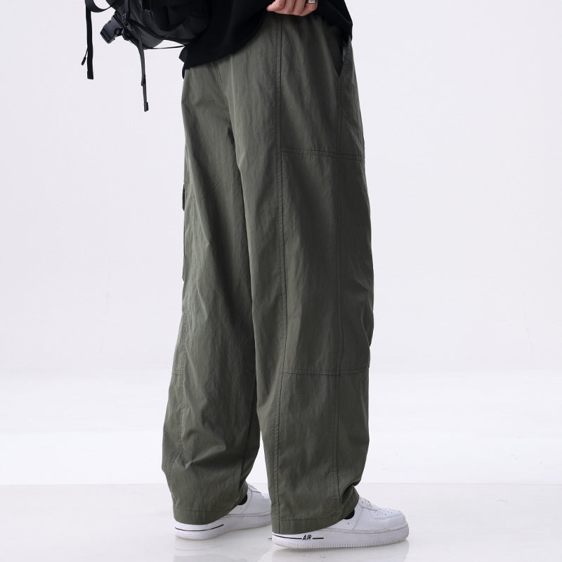 Golvrand | Homme Pantalon Cargo Large Poches Latérales - Khaki - Image 4