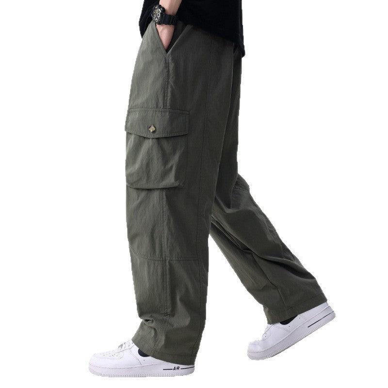 Golvrand | Homme Pantalon Cargo Large Poches Latérales - Khaki - Image 5