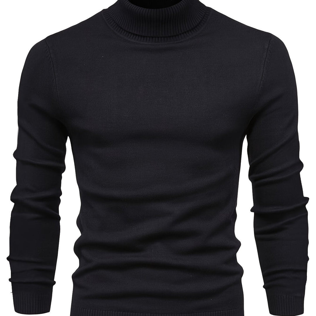 Tharvec | Homme Pull Col Roulé Slim Fit
