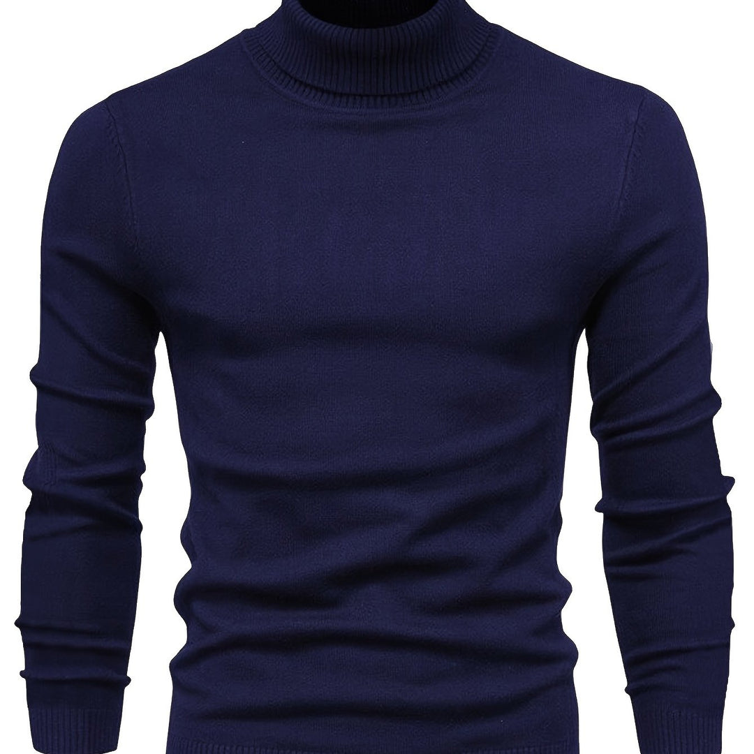 Tharvec | Homme Pull Col Roulé Slim Fit — vue 11