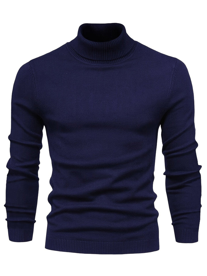 Tharvec | Homme Pull Col Roulé Slim Fit — vue 13