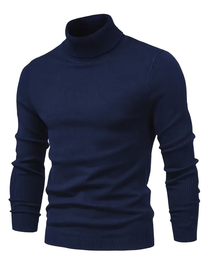 Tharvec | Homme Pull Col Roulé Slim Fit — vue 14