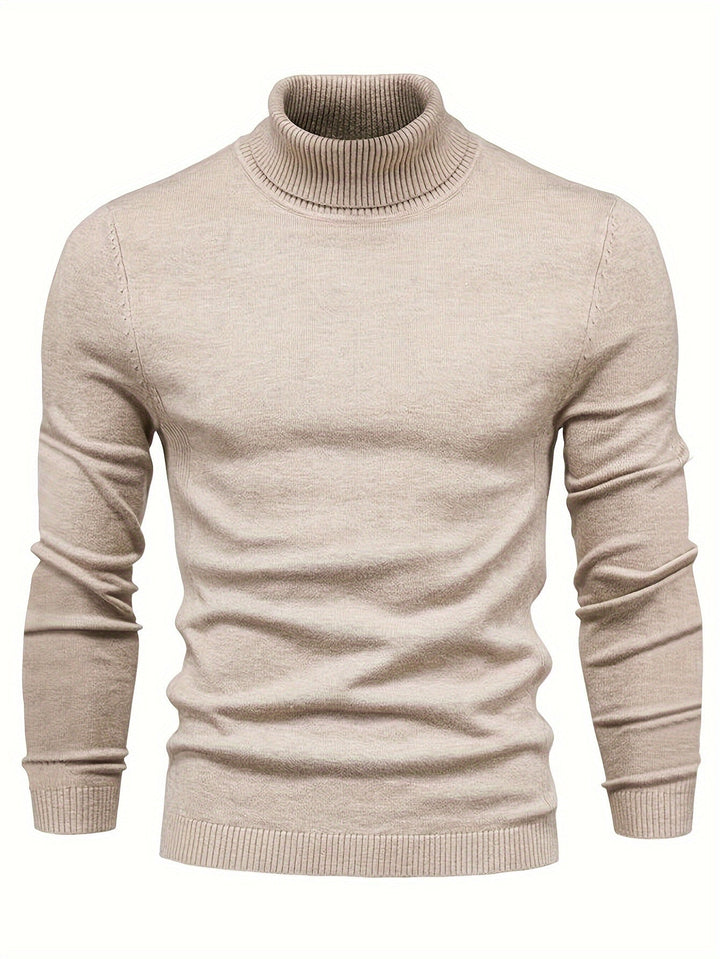 Tharvec | Homme Pull Col Roulé Slim Fit — vue 17
