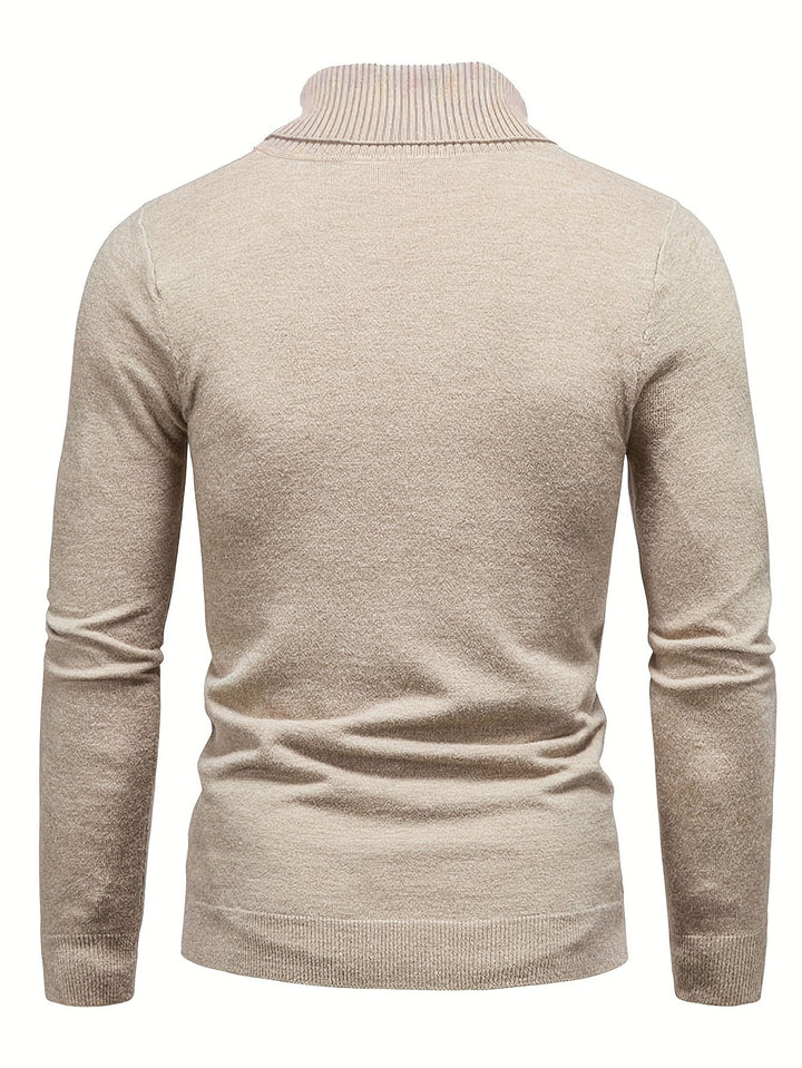 Tharvec | Homme Pull Col Roulé Slim Fit — vue 18