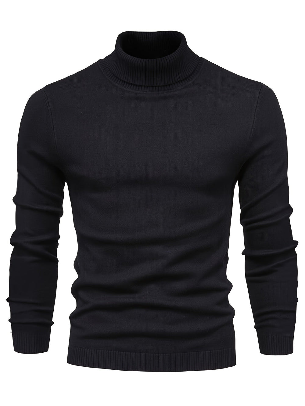 Tharvec | Homme Pull Col Roulé Slim Fit — vue 2