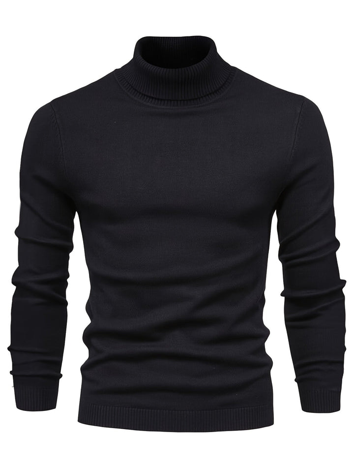 Tharvec | Homme Pull Col Roulé Slim Fit — vue 2