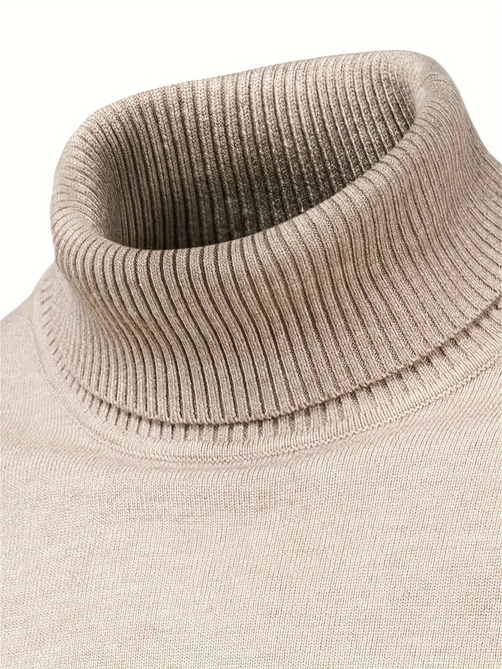 Tharvec | Homme Pull Col Roulé Slim Fit — vue 21