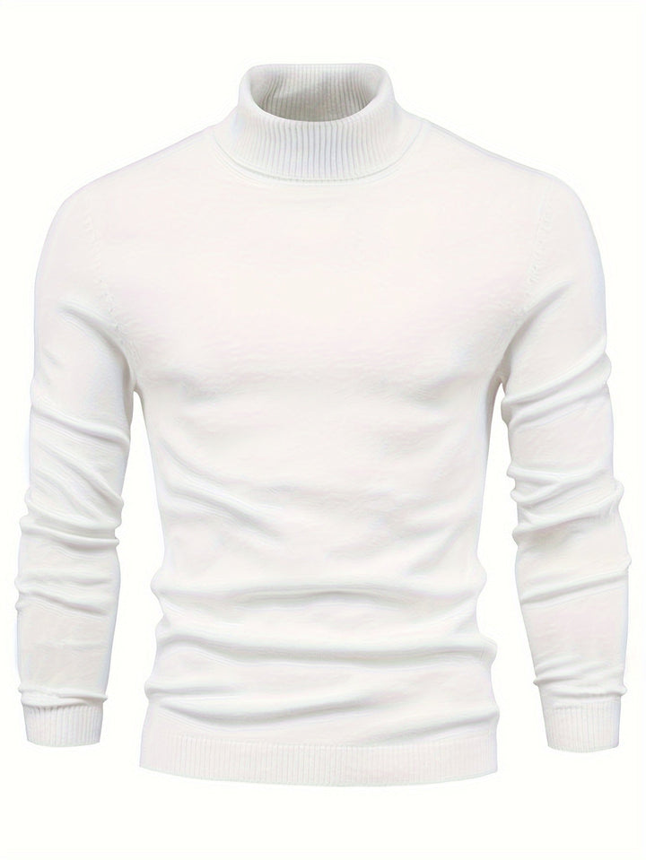 Tharvec | Homme Pull Col Roulé Slim Fit — vue 25