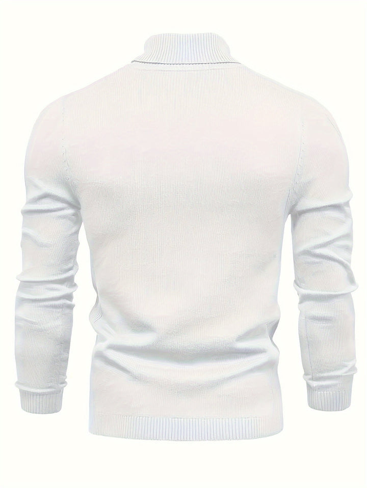 Tharvec | Homme Pull Col Roulé Slim Fit