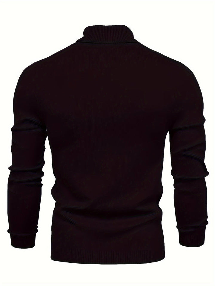 Tharvec | Homme Pull Col Roulé Slim Fit — vue 3